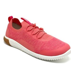 Keen Youth KNX Knit Lace Up Sneakers DuBarry Star White Size 6